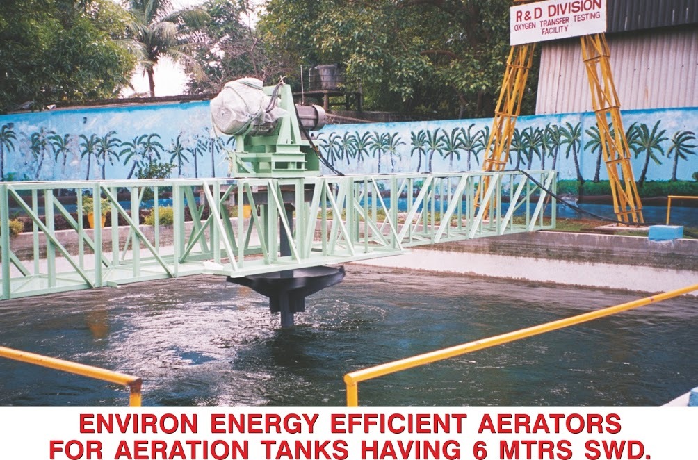 Environ Energy Efficient Aerators for Aeration tanks